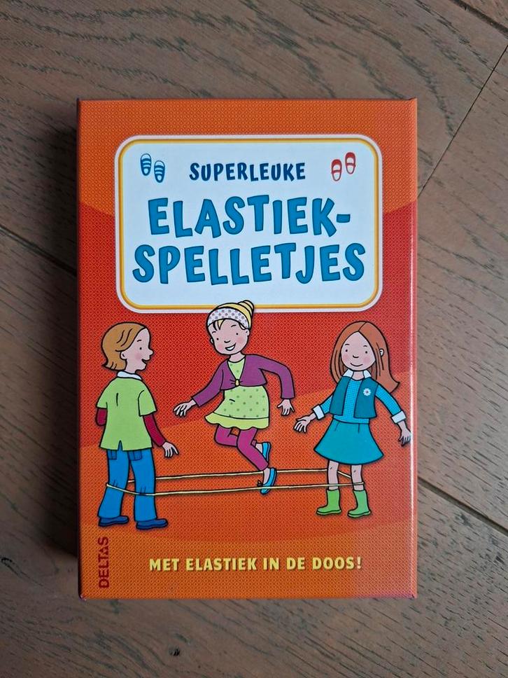Elastiek spelletjes in doosje nieuw, Kinderen en Baby's, Speelgoed | Buiten | Los speelgoed, Nieuw, Ophalen of Verzenden