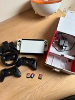 Nintendo Switch OLED, Games en Spelcomputers, Switch OLED, Met games, Ophalen of Verzenden, Zo goed als nieuw