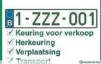 Z platen autokeuring herkeuring verplaatsing transport, Ophalen