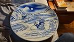 Indrukwekkend antiek oeroud bord in porselein Export Japan C, Ophalen of Verzenden