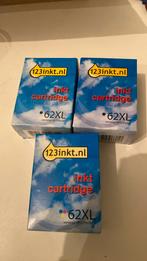 Inktcartridge 62xl (Hp) 2x zwart en 1x kleur, Computers en Software, Printerbenodigdheden, Ophalen of Verzenden, Zo goed als nieuw