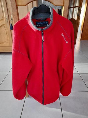 Veste d'hiver "Lafuma" rouge (Polartec) taille L