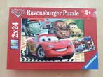 2 puzzels Cars (24 stuks) Ravensburger, Ophalen of Verzenden, 10 tot 50 stukjes, Zo goed als nieuw, 4 tot 6 jaar