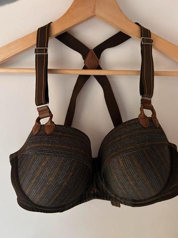 Bruine BH met lederen details Marlies Dekkers EUR80D beschikbaar voor biedingen