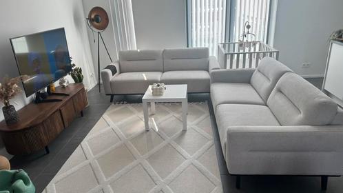 2x beige zetels, Huis en Inrichting, Zetels | Complete zithoeken, Zo goed als nieuw, Ophalen