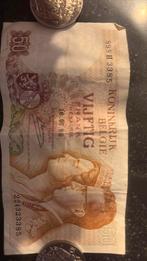 Briefje vijftig belgische frank te koop, Ophalen of Verzenden