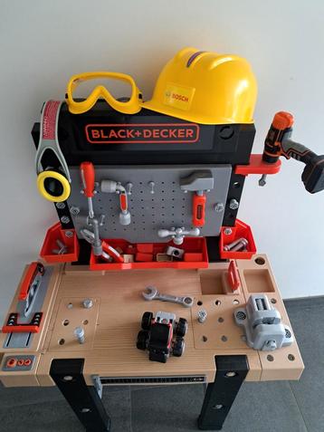 Smoby Black and Decker werkbank beschikbaar voor biedingen