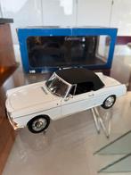 Peugeot 404 cabriolet 1:18 Norev nikkel in doos, Ophalen of Verzenden, Zo goed als nieuw, Auto, Norev
