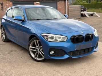 BMW 1 SERIE 116i ✅M PAKKET ESTORIL BLUE GARANTIE CARPLAY, Auto's, BMW, 100 kW, 4 cilinders, Blauw, Alcantara