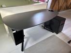BULO Zwarte bureau, Huis en Inrichting, Ophalen, Zo goed als nieuw, Bureau