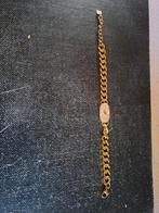 Bracelet Bohm en acier inoxydable doré pierre blanc nacre., Enlèvement ou Envoi, Neuf, Autres couleurs, Acier