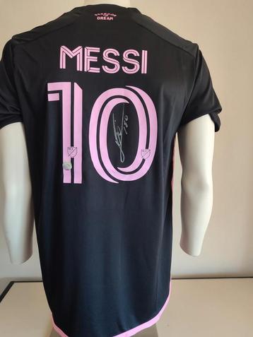 Inter Miami shirt gesigneerd door Lionel Messi met coa beschikbaar voor biedingen