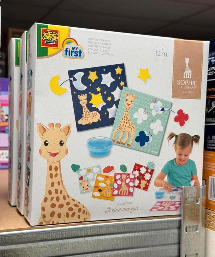 SES Sophie la Girafe Paste à modeler 6 cartes colle à doigts, Enfants & Bébés, Jouets | Éducatifs & Créatifs, Neuf, Bricolage