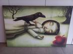Peinture sur toile BLANCHE-NEIGE (Benjamin Lacombe), Enlèvement