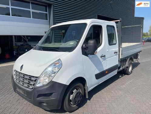 Renault Master T35 2.3 dCi L3 DC Dubbellucht 8 Pers. Airco, Auto's, Renault, Bedrijf, Te koop, Master, ABS, Airconditioning, Boordcomputer