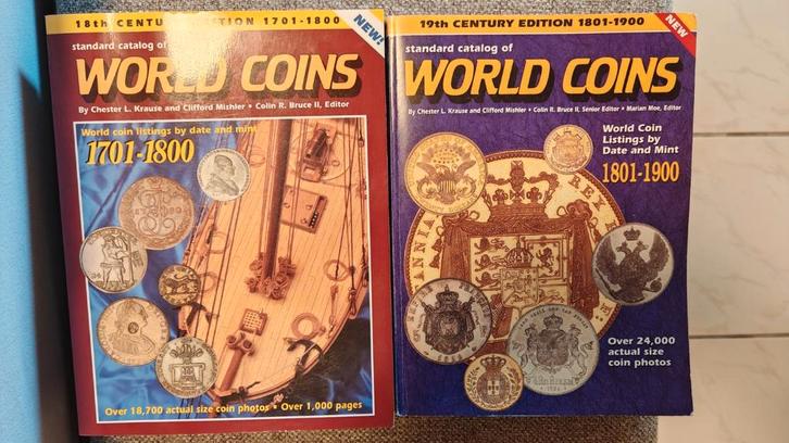 RARE!Standard Catalog of World Coins-1701–1800 &1801-1900,, Postzegels en Munten, Munten en Bankbiljetten | Verzamelingen, Munten en Bankbiljetten