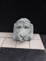 Mooie betonnen hondenkop, Ophalen, Zo goed als nieuw, Beton, Dierenbeeld