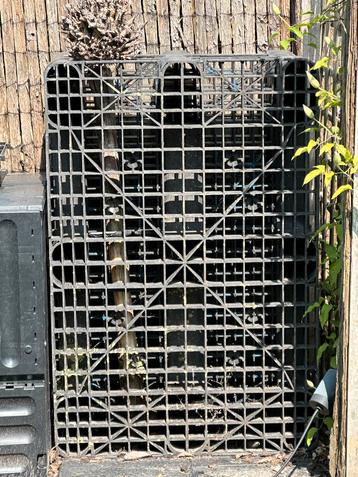 3 plastic paletten beschikbaar voor biedingen