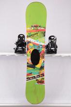 125 130 kinder snowboard SALOMON THE JUNIOR, green, Verzenden, Gebruikt, Board