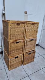 Lot 6 paniers Branas ikea en osier, Maison & Meubles, Enlèvement
