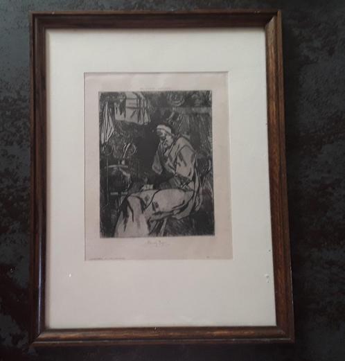 Ma Tante Johanna par Félicien Rops (1833-1898), Antiek en Kunst, Kunst | Overige Kunst, Ophalen of Verzenden