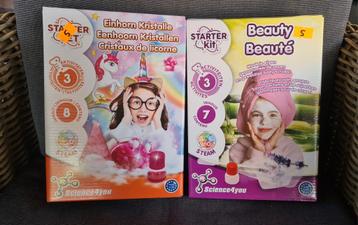 2 starter sets eenhoorns kristallen en Beauty,  5 euro stuk  beschikbaar voor biedingen