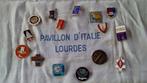 LOURDES BEDEVAART – 15 PINS (internationaal !), Ophalen of Verzenden, Zo goed als nieuw, Stad of Land, Speldje of Pin