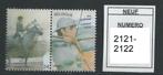 Timbres neufs ** Belgique N 2121 – 2122 se tenant, Postzegels en Munten, Postzegels | Europa | België, Olympische Spelen, Ophalen of Verzenden