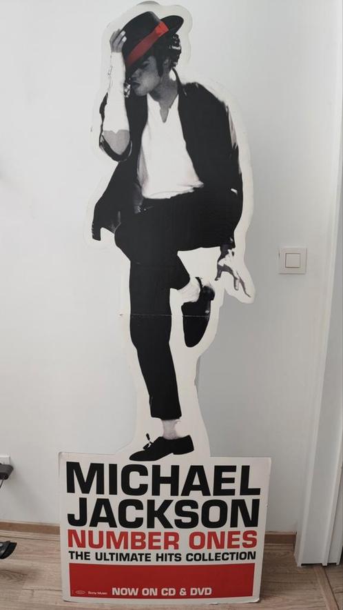 Michael Jackson présentoir carton / Promo Display 1m80 PLV, Verzamelen, Posters, Gebruikt, Ophalen