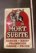 Blikken bord - Mort Subite, Verzamelen, Ophalen, Zo goed als nieuw