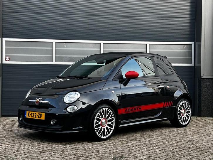 Fiat 500 1.4 T-Jet Abarth Elaborabile bj.2014 Autom|Cabrio|L, Auto's, Fiat, ABS, Airbags, Bluetooth, Centrale vergrendeling, Climate control
