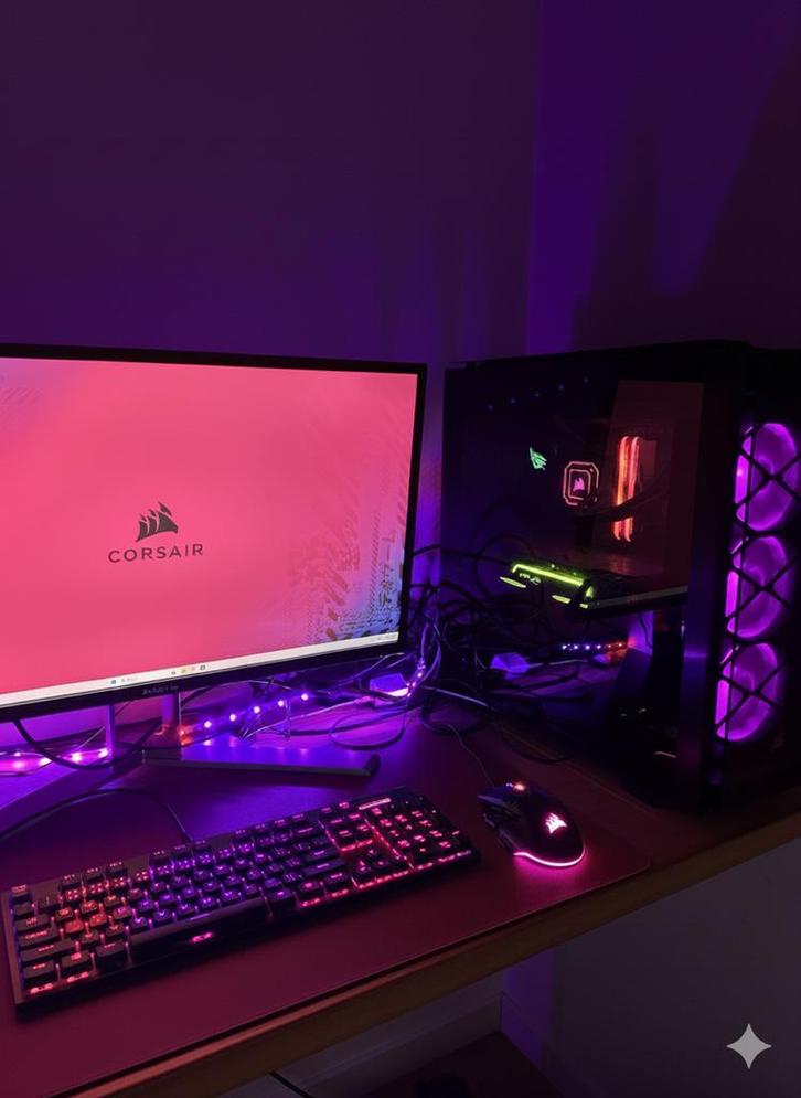 Gaming PC + 27” G-Sync Monitor | 5800X3D · 32GB, Computers en Software, Desktop Pc's, Gebruikt, 4 Ghz of meer, SSD, 32 GB, Met videokaart