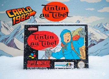Super Nintendo: Kuifje in Tibet  beschikbaar voor biedingen
