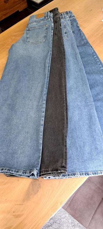 4 jeans wide leg high waisten T.38