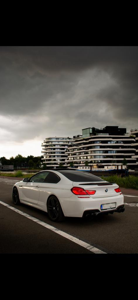 BMW 640i Coupé, Auto's, BMW, Particulier, 6 Reeks, Achteruitrijcamera, Benzine, Euro 6, Coupé, 2 deurs, Automaat, Wit, Zwart, Leder en Alcantara