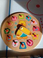 Houten puzzel klok, Ophalen of Verzenden, Zo goed als nieuw