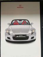 Catalogue de la première édition de la Honda S2000 01/2000, Particulier, Achat, S2000