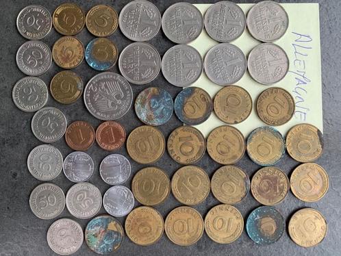 Devise ALLEMAGNE: 48 pièces - 1949 à 1993, Postzegels en Munten, Munten | Europa | Niet-Euromunten, Losse munt, Duitsland, Ophalen of Verzenden