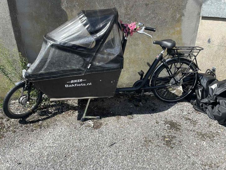 Bakfiets van Bakfiets nl, Fietsen en Brommers, Fietsen | Bakfietsen, Gebruikt, Overige merken, 3 kinderen, Elektrisch, Ophalen