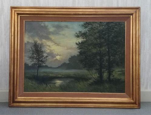 1 tableau peinture sur toile Willy MEURISSE., Antiek en Kunst, Kunst | Schilderijen | Klassiek, Ophalen