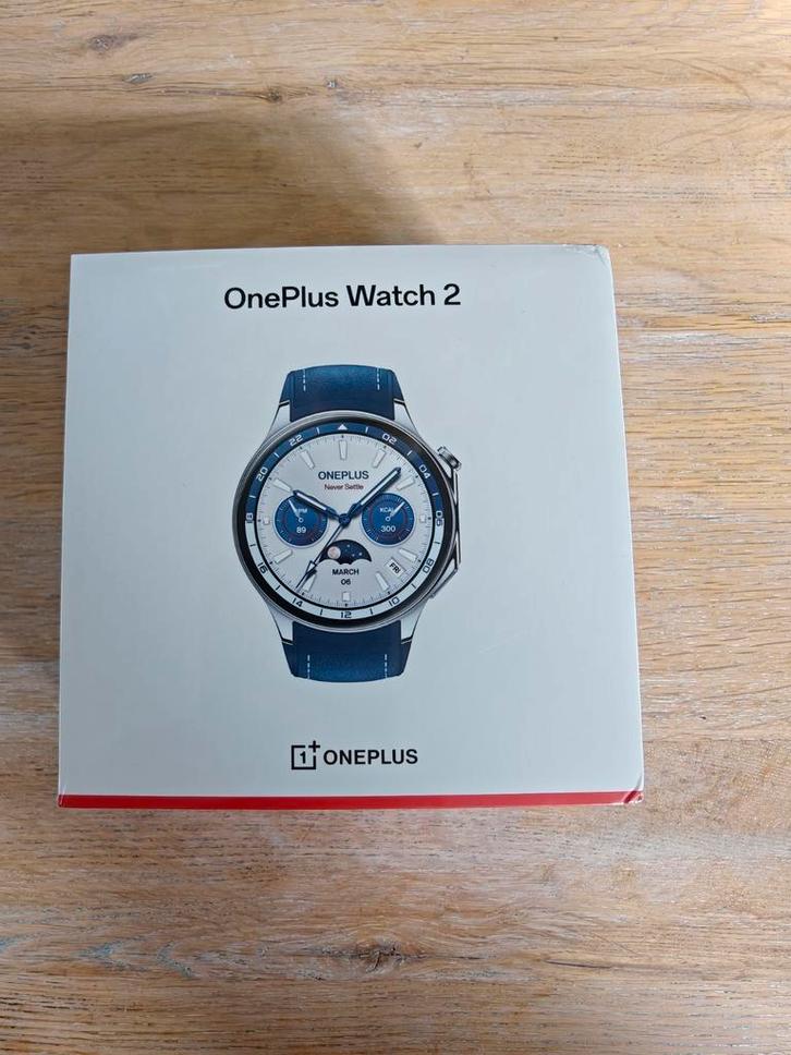 OnePlus Watch 2 (Nordic Blue) te koop - Nieuw in de doos!!!, Handtassen en Accessoires, Smartwatches, Nieuw, Android, Blauw, GPS