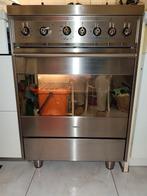 Smeg 4-pits gasfornuis en gasoven + elektr. grill, Elektronische apparatuur, Fornuizen, Ophalen, Gebruikt, Tussenbouw, 4 kookzones