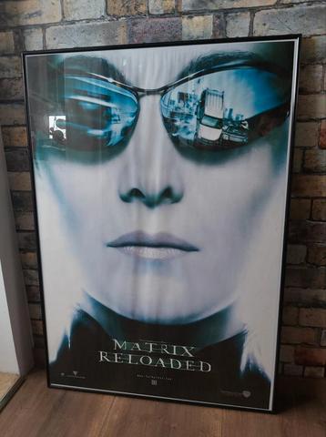Matrix reloaded poster, film, movie, Hollywood. Extra groot  beschikbaar voor biedingen