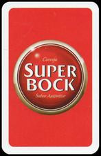 Speelkaart bier Super Bock-Unicer Portugal, Collections, Cartes à jouer, Jokers & Jeux des sept familles, Carte(s) à jouer, Envoi