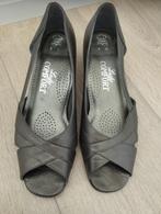 Lederen grijsgroene damesschoenen maat 39, Kleding | Dames, Schoenen, Overige typen, Zo goed als nieuw, Grijs, Ophalen