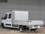 Renault Master 145PK Open Laadbak Dubbel Cabine 3,5t Trekhaa, Auto's, Stof, Gebruikt, Renault, Bedrijf
