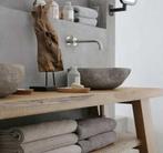 2 Bleustone lavabo’s, Ophalen, Nieuw, Wasbak of Wastafel