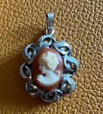 Camee zilveren hangertje, Bijoux, Sacs & Beauté, Bijoux anciens, Enlèvement, Argent, Pendentif