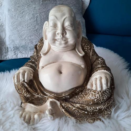 Chinese lachende Buddha - jaren 1980 of ouder, Antiek en Kunst, Curiosa en Brocante, Ophalen of Verzenden