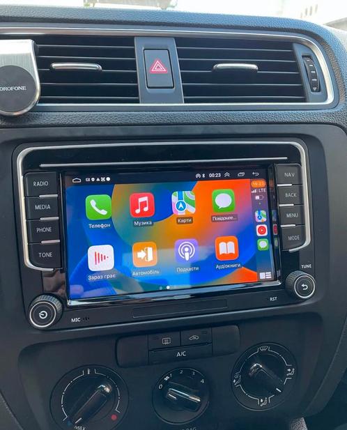 150€!!! Android CarPlay Volkswagenradio WiFi Bluetooth usb, Auto diversen, Autoradio's, Nieuw